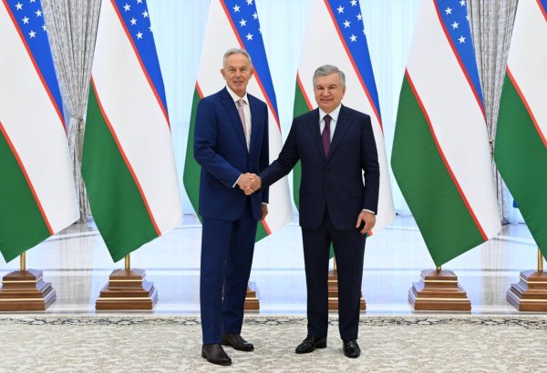 Uzbek President, Tony Blair discuss support for Uzbekistan's reform agenda