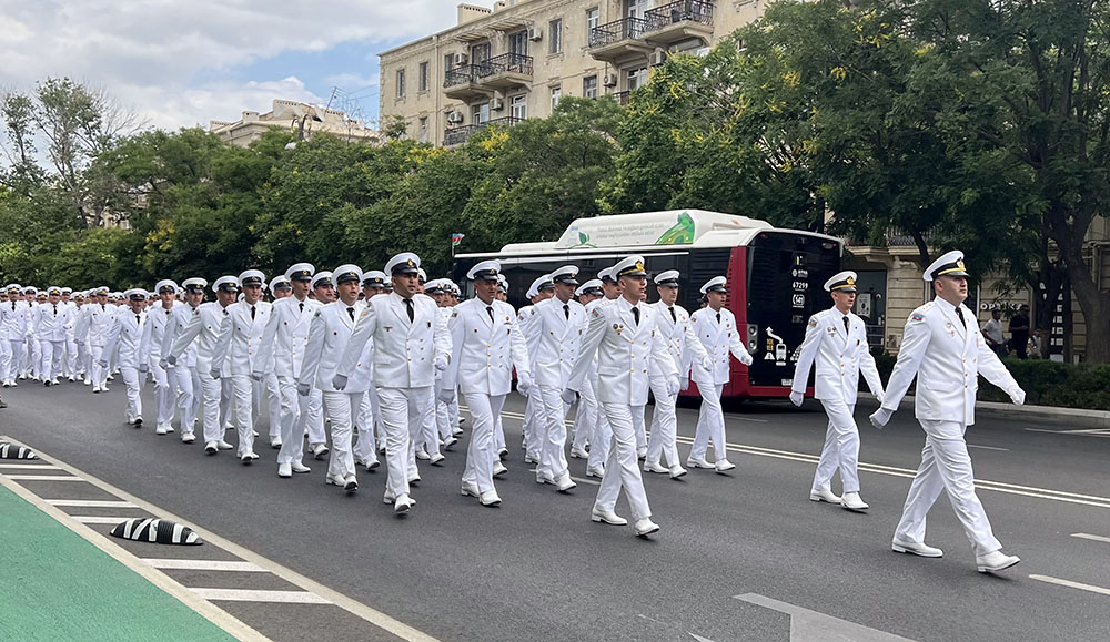 Azerbaijan marks Armed Forces Day with military marches across nation (PHOTO)