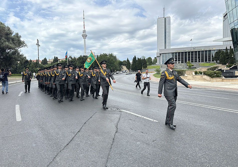 Azerbaijan marks Armed Forces Day with military marches across nation (PHOTO)