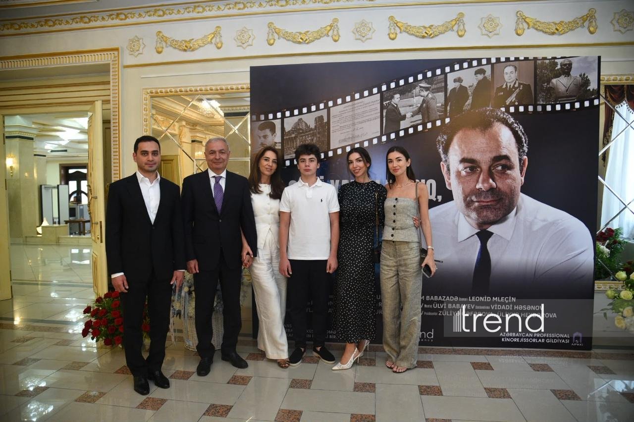 Baku hosts premiere of film dedicated to 100th anniversary of Lieutenant General Arif Heydarov (PHOTO)