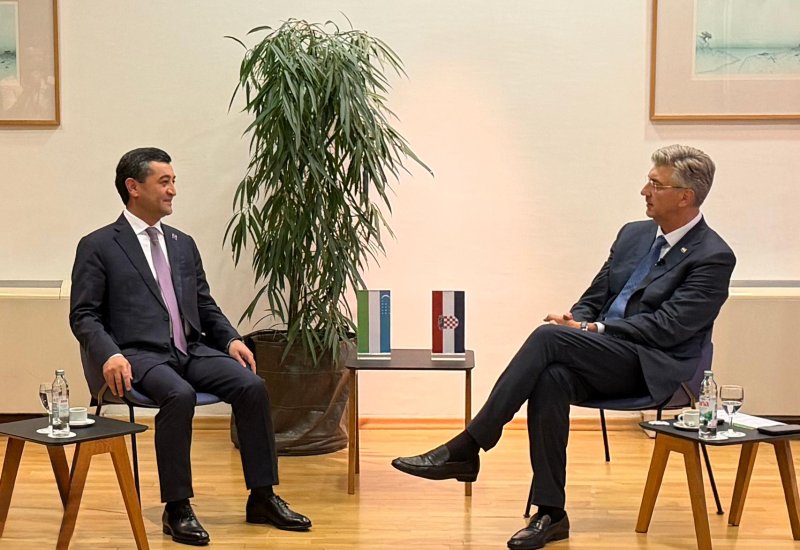 Uzbekistan, Croatia deepen political and economic ties
