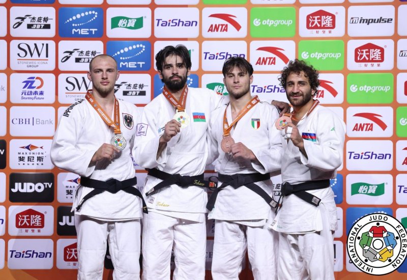 Azerbaijani judokas complete second day of Grand Prix with gold and bronze medals