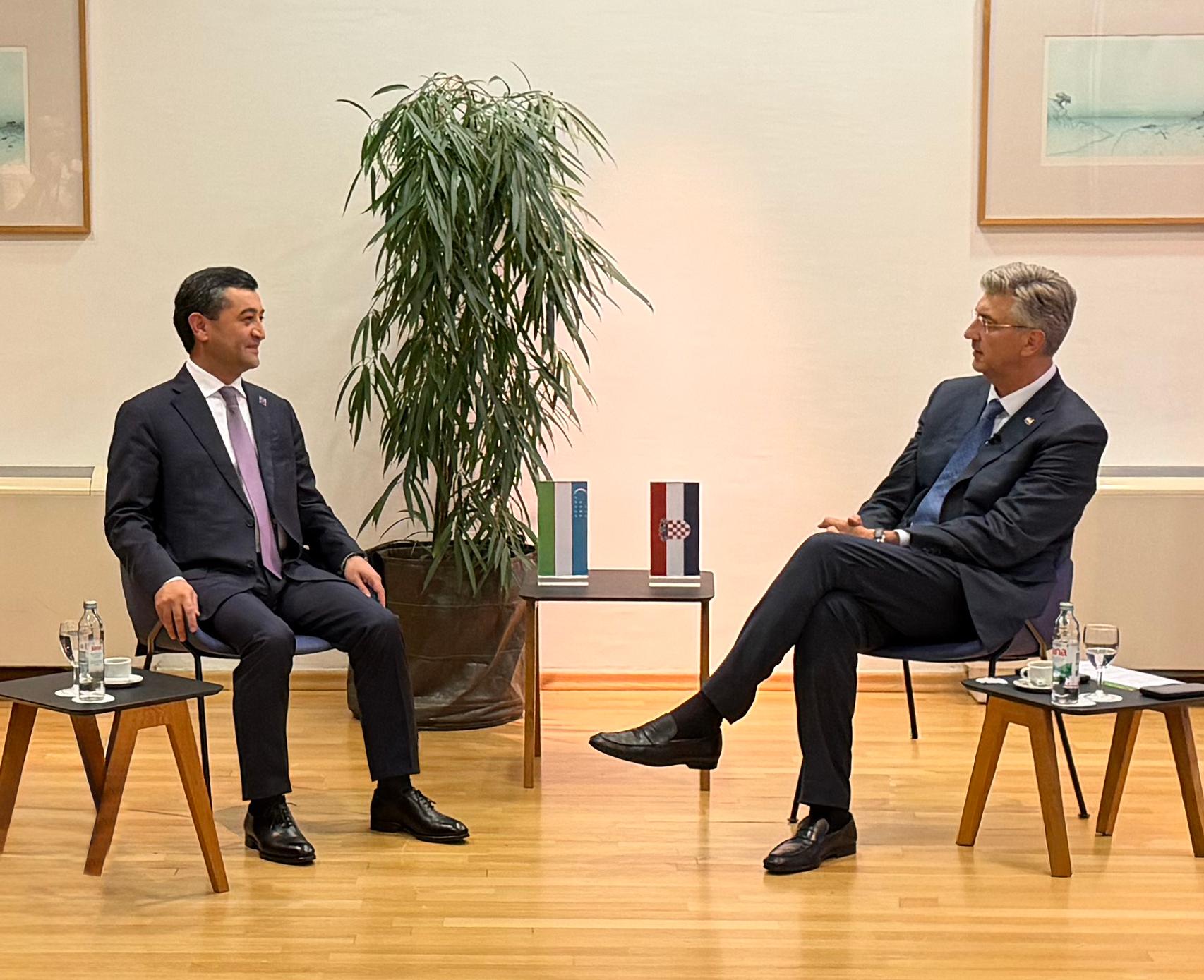 Uzbekistan, Croatia deepen political and economic ties