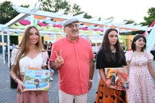 Leyla Aliyeva and Arzu Aliyeva visit "CandyFest" summer festival and watch "Magic Pearl" water circus show (PHOTO)