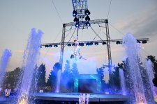 Leyla Aliyeva and Arzu Aliyeva visit "CandyFest" summer festival and watch "Magic Pearl" water circus show (PHOTO)
