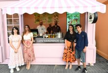 Leyla Aliyeva and Arzu Aliyeva visit "CandyFest" summer festival and watch "Magic Pearl" water circus show (PHOTO)