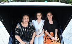 Leyla Aliyeva and Arzu Aliyeva attend opening and presentation ceremonies at the Seaside National Park (PHOTO)