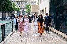 Leyla Aliyeva and Arzu Aliyeva attend opening and presentation ceremonies at the Seaside National Park (PHOTO)