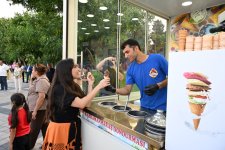 Leyla Aliyeva and Arzu Aliyeva attend opening and presentation ceremonies at the Seaside National Park (PHOTO)