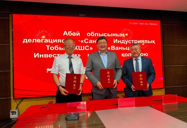 Chinese company to implement projects in Kazakhstan's Abai region