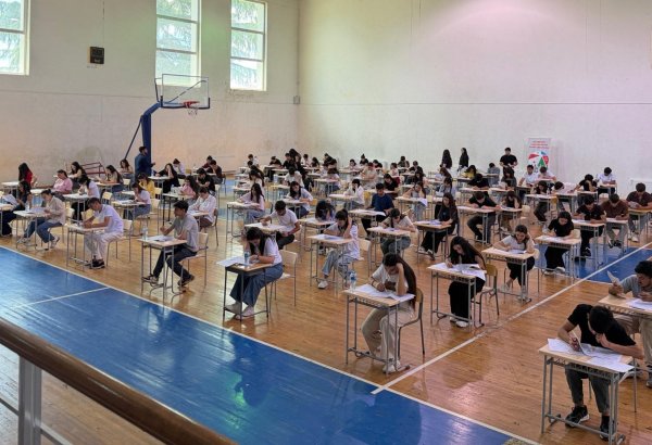 Azerbaijani house in Georgia hosts mock university entrance exam (PHOTO)