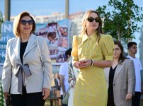 Leyla Aliyeva and Alena Aliyeva attend Charity Festival (PHOTO)