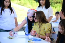 Leyla Aliyeva and Alena Aliyeva attend Charity Festival (PHOTO)