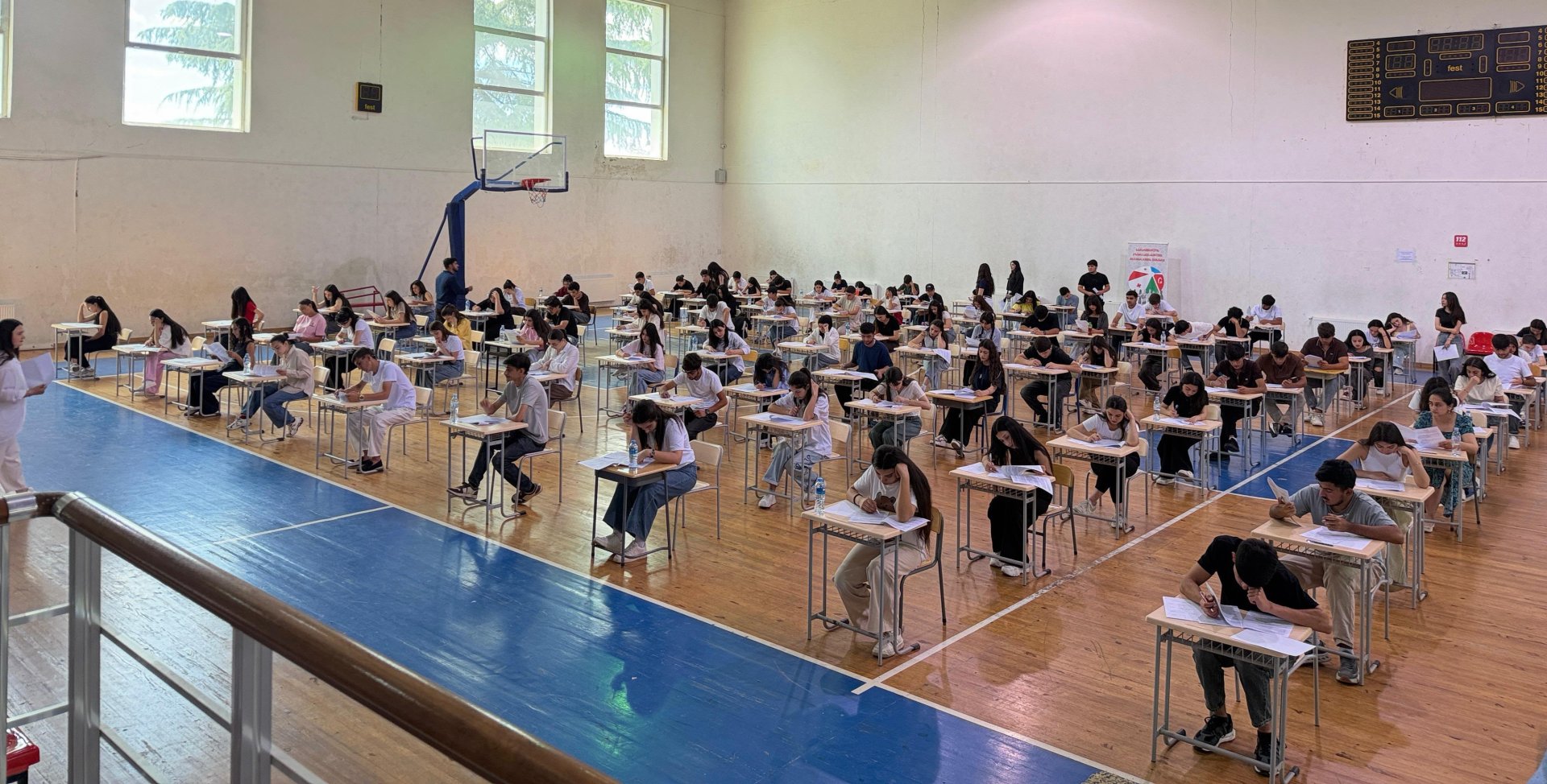 Azerbaijani house in Georgia hosts mock university entrance exam (PHOTO)