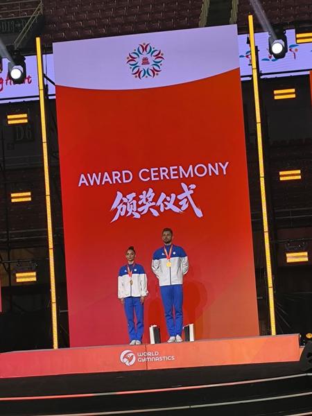 Azerbaijani gymnasts claim gold at World Cup (PHOTO)