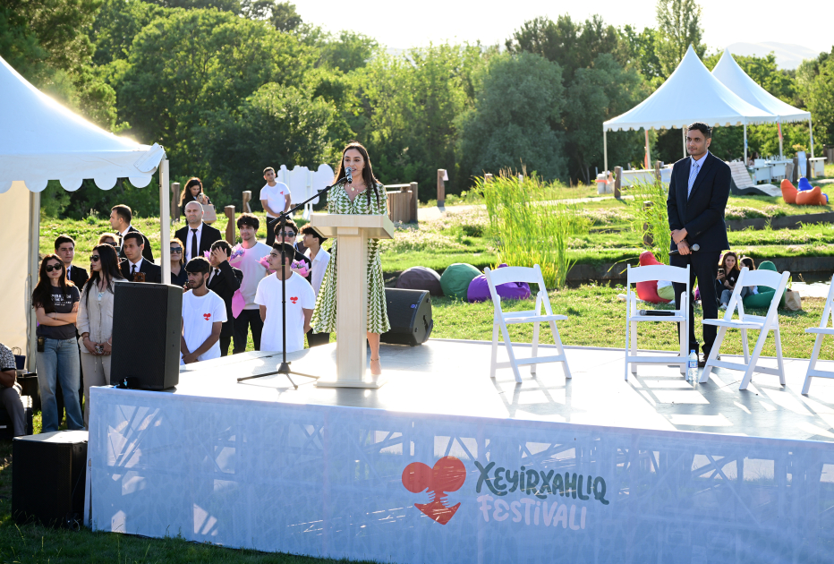 Leyla Aliyeva and Alena Aliyeva attend Charity Festival (PHOTO)