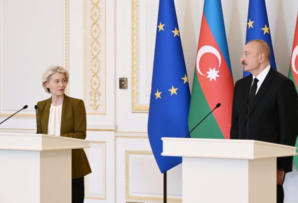Few countries are as well placed as Azerbaijan to drive regional cooperation and stability - Von der Leyen (VIDEO)