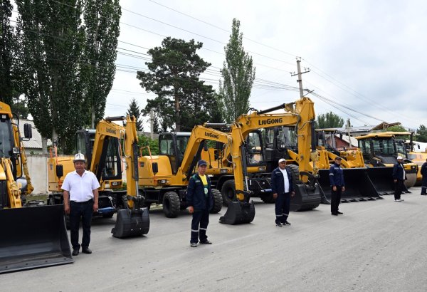 Kyrgyzstan showcases new municipal and road maintenance equipment for Karakol