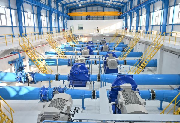 Turkmenistan launches automated water pumping stations in its Ahal region