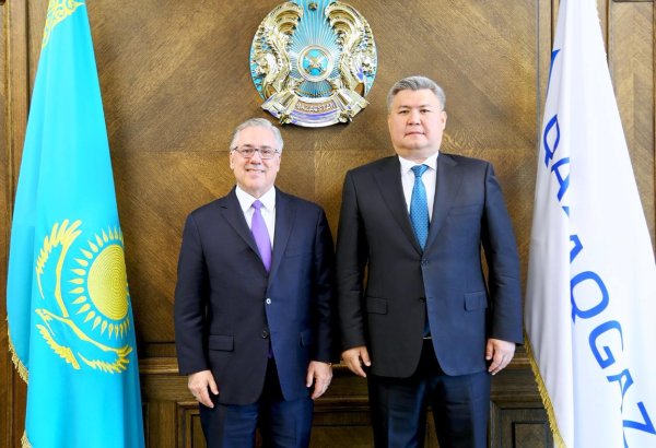 QazaqGaz, Chevron discuss gas sector development cooperation