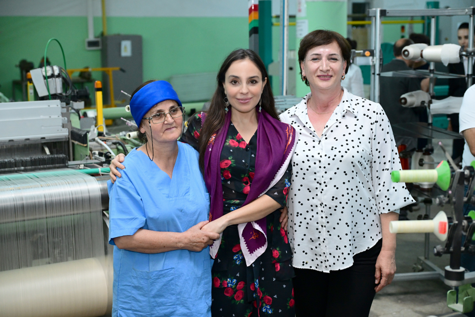 Heydar Aliyev Foundation VP Leyla Aliyeva visits Azeripek OJSC (PHOTO)