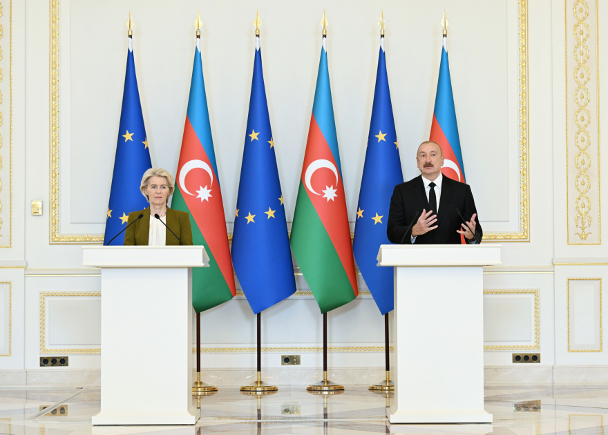 Today half of our gas export goes to the European Union member states - President Ilham Aliyev (VIDEO)