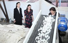 Heydar Aliyev Foundation VP Leyla Aliyeva visits Azeripek OJSC (PHOTO)