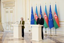 President Ilham Aliyev, President of European Commission make press statements (PHOTO/VIDEO)