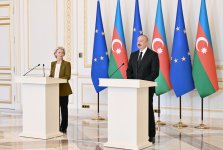 President Ilham Aliyev, President of European Commission make press statements (PHOTO/VIDEO)