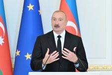 President Ilham Aliyev, President of European Commission make press statements (PHOTO/VIDEO)