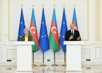 President Ilham Aliyev, President of European Commission make press statements (PHOTO/VIDEO)