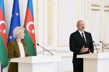 President Ilham Aliyev, President of European Commission make press statements (PHOTO/VIDEO)
