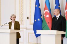 President Ilham Aliyev, President of European Commission make press statements (PHOTO/VIDEO)