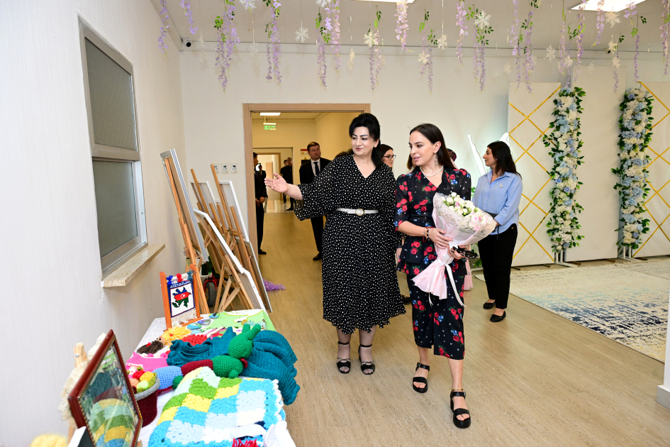 Heydar Aliyev Foundation VP Leyla Aliyeva meets with residents of children's home in Sheki (PHOTO)