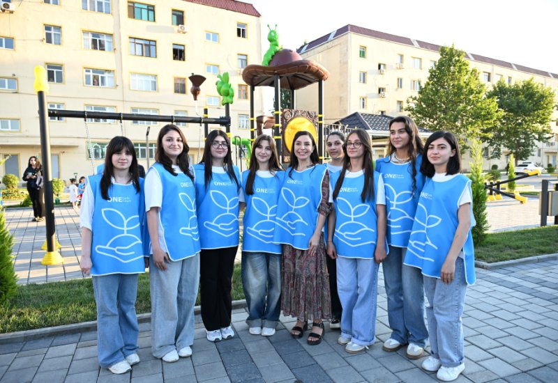 Modernized neighborhood in Yevlakh inaugurated with participation of Leyla Aliyeva (PHOTO)