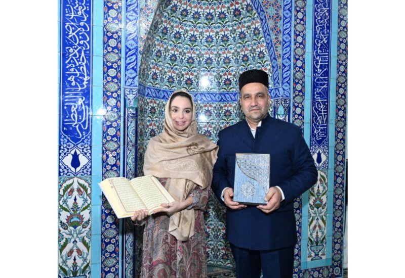 Leyla Aliyeva visits Juma Mosque in Yevlakh (PHOTO)