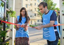 Modernized neighborhood in Yevlakh inaugurated with participation of Leyla Aliyeva (PHOTO)