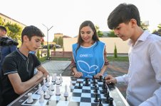 Modernized neighborhood in Yevlakh inaugurated with participation of Leyla Aliyeva (PHOTO)