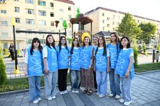 Modernized neighborhood in Yevlakh inaugurated with participation of Leyla Aliyeva (PHOTO)