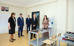 Leyla Aliyeva attends opening of new school building in Yevlakh (PHOTO)