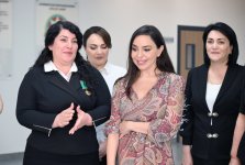 Leyla Aliyeva attends opening of new school building in Yevlakh (PHOTO)