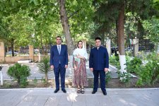Leyla Aliyeva visits Juma Mosque in Yevlakh (PHOTO)