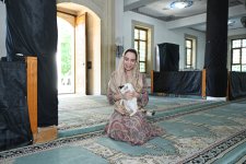 Leyla Aliyeva visits Juma Mosque in Yevlakh (PHOTO)