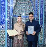 Leyla Aliyeva visits Juma Mosque in Yevlakh (PHOTO)
