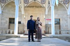 Leyla Aliyeva visits Juma Mosque in Yevlakh (PHOTO)