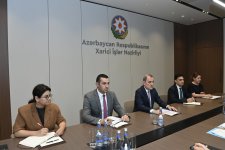 Azerbaijan's foreign minister holds meeting with UN special envoy on road safety