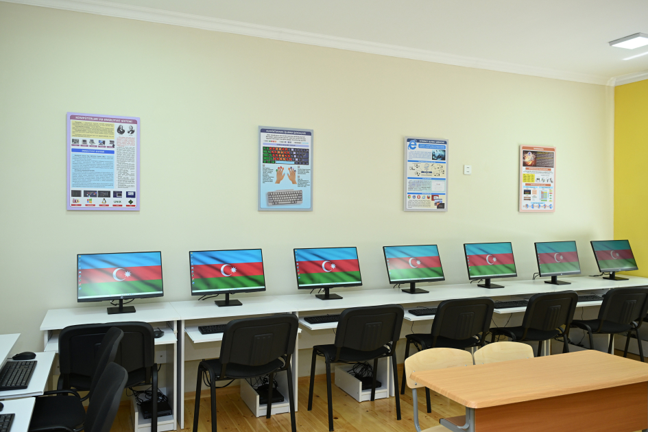 Leyla Aliyeva attends opening of new school building in Yevlakh (PHOTO)