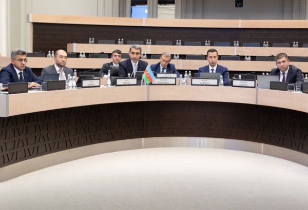 Azerbaijan Railways meets with Russian, Iranian rail leaders on expanding cooperation (PHOTO)