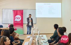 Nar organizes marketing and career training sessions for students in Ganja (PHOTO)
