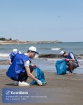 TuranBank conducts Beach Cleanup Campaign on the Caspian Coast in cooperation with the Ministry of Ecology and Natural Resources (PHOTO)